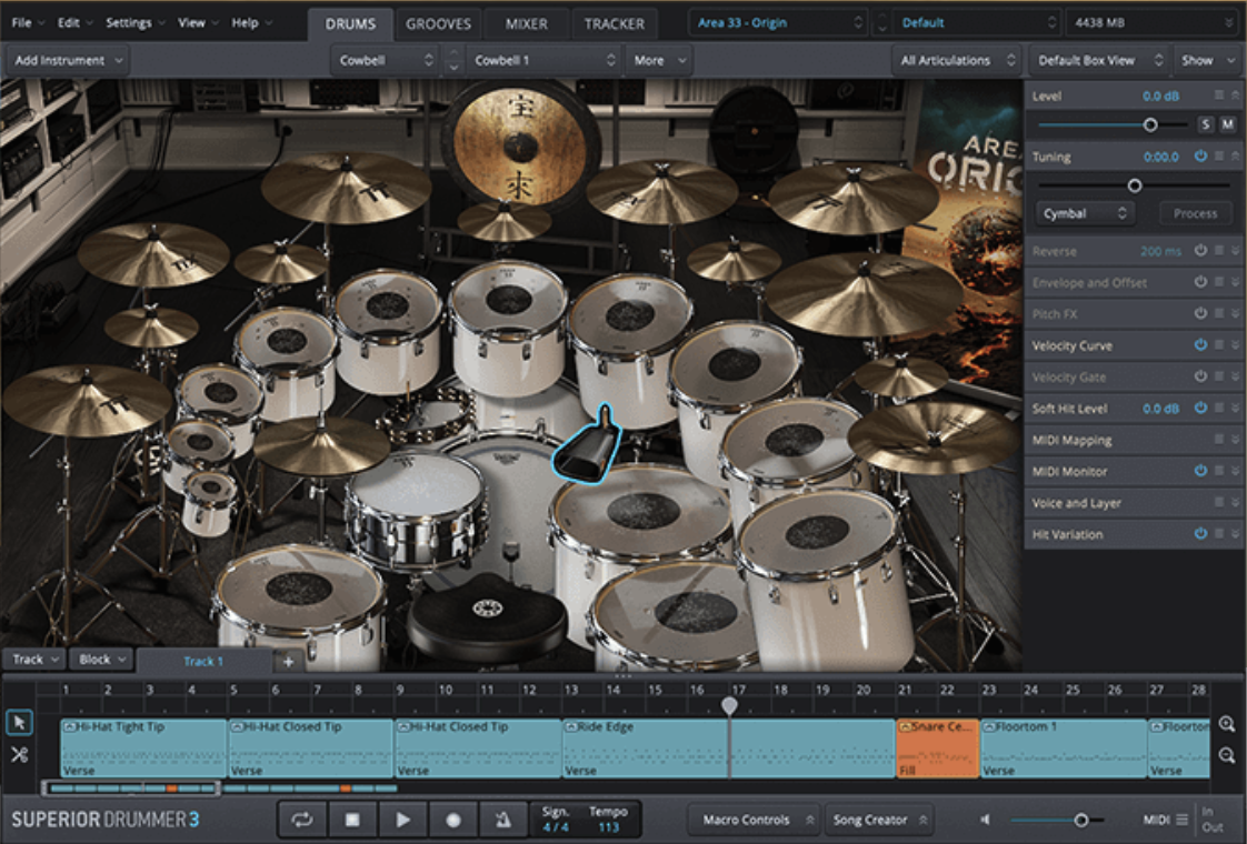 Toontrack Area 33 – Origin SDX